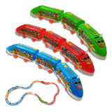 Trem Brinquedo Locomotiva Trenzinho Infantil Com 3