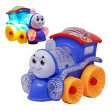 Trem De Brinquedo Locomotiva Som Luz