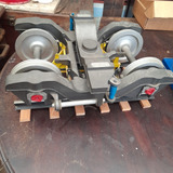 Trem Locomotiva Maquete Grande De Truque De Vagão Com 37 Cm