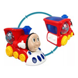 Trem Thomas Brinquedo Trenzinho Infantil Luz Som E Anda