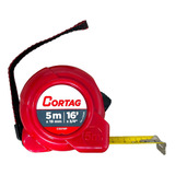 Trena 5m X 19mm Fita Aço Metrica Abs Cortag Profissional
