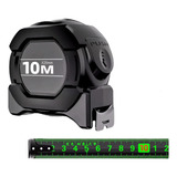 Trena Profissional Fita Métrica Fluorescente Trava 10 Metros