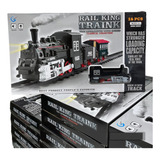 Trenzinho Elétrico Ferrorama Rail King Infantil 16 Peças 
