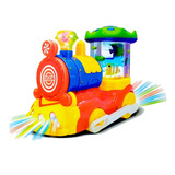 Trenzinho Musical Baby Brinquedo Infantil Com Luzes E Sons Cor Amarelo Personagem Trem