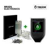 Trezor Model T Hardware Wallet + Steel Wallet