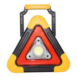 Triângulo Carro Led Luz Solar Sinalizador Segurança