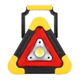 Triângulo Led Luz Solar Carro Sinalizador Segurança Emergênc