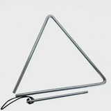 Triângulo Musical Cromado 30cm X 10mm Phx - 79a