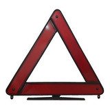 Triangulo P/ Carro Sinalização De Segurança Plástico Base Branca