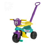 Triciclo Bebe Infantil Haste E Pedal