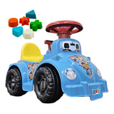 Triciclo Carrinho Andador Motoca Azul Bebê Primeiros Passos