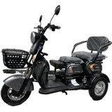 Triciclo Elétrico 800w Dois Assentos C/ Alarme E Marcha A Ré