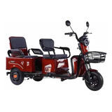 Triciclo Elétrico De Carga Para 2 Pessoas 800w Com Bagageiro