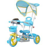 Triciclo Empurrador Infantil Com Som Luz