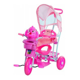 Triciclo Gangorra Com Capota Cachorro Rosa - Bel Brink