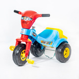 Triciclo Grande Cargo Azul Motoca Infantil
