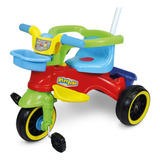 Triciclo Infantil Andador Com Empurrador Play Trike Colorido Maral 3112