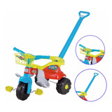 Triciclo Infantil Com Empurrador Velotrol Infantil Motoca