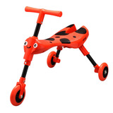 Triciclo Infantil Dobravel Vermelho E Preto