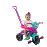 Triciclo Infantil Kendy Menina Bebe Criança Com Haste Motoca