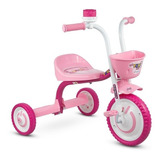 Triciclo Infantil Nathor You 3 Girl Rosa E Branco