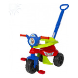Triciclo Infantil Passeio Com Haste De Empurrar Pedal Motoca