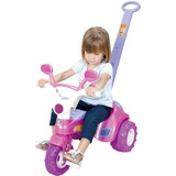 Triciclo Infantil Rosa Music Pedal E