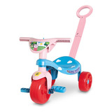 Triciclo Infantil Tchuco Pepitinha Com Haste Samba Toys