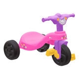Triciclo Infantil Velotrol Velocípede Motoca Menina Menino Cor Rosa
