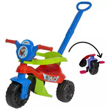 Triciclo Kendy Kemotoca Baby Dog Azul E Vermelho 