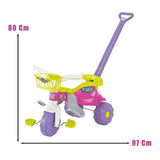 Triciclo Magic Toys Tico-tico Festa Rosa