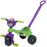 Triciclo Motoca Infantil Kemotoca Força Com Haste De Empurra - Kendy - Suporta 25kg
