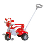 Triciclo Tico Tico Zoom Bombeiro Vermelho Magic Toys C/ Arco