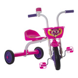 Triciclo Ultra Bikes Top Girl Infantil Branco E Rosa