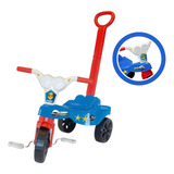 Triciclo Velotrol Infantil Motoca Com Empurrador