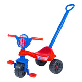 Triciclo Velotrol Infantil Motoca Com Haste