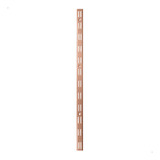 Trilho Cremalheira Prateleira Rasgo Duplo 200cm 2m 1 Uni