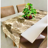 Trilho De Mesa Estampado 1,40m X 50cm Tricoline Decorativo