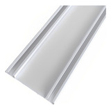 Trilho Suisso Duplo Alongado Max 3,20m Teto/ Cortineiro Cor Branco