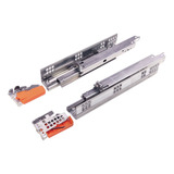 Trilho Tandem 350mm Extração Total 30kg Com Blumotion Blum