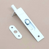 Trinco De Embutir Aço Para Porta De Madeira Branco Pado