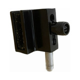Trinco Porta Vidro Temperado Pressão Zamac Metal Preto 1800