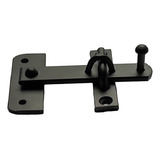 Trinco Tranca Fecho 14cm Preto Portão Baia Tr2 14 - 6 Pçs