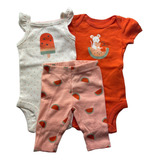 Trio Body Calça Bebê Carters Menina Importado Eua Original