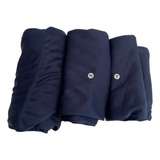 Trio Capa Cubos De Acrílico Tecido C/ Elástico