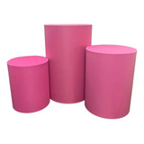 Trio Capas Mesa Cilindro P,m,g Varias Cores Veste Fácil 