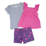 Trio Carters Conjunto Infantil Menina Original