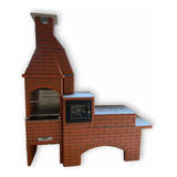 Trio Colonial Churrasqueira 60 Cm + Forno E Fogão A Lenha