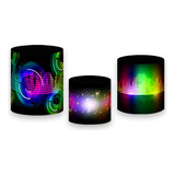 Trio De Capas De Cilindro 3d