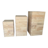 Trio Mesa Cubo Pinus Decoração Eventos Ensaio Fotográfico